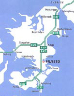 Click here for a detailed map of Praestoe and vicinity